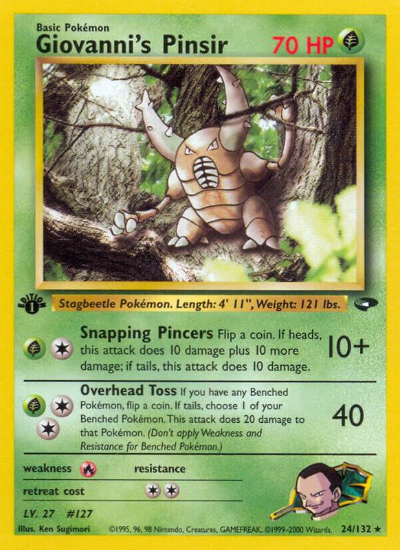 Giovanni's Pinsir 024/132 - Gym Challenge