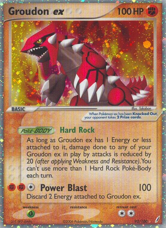 Groudon ex 93/100 - Crystal Guardians