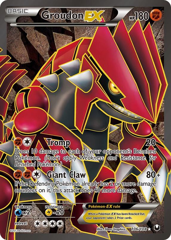 Groudon-EX 106/108 - Dark Explorers