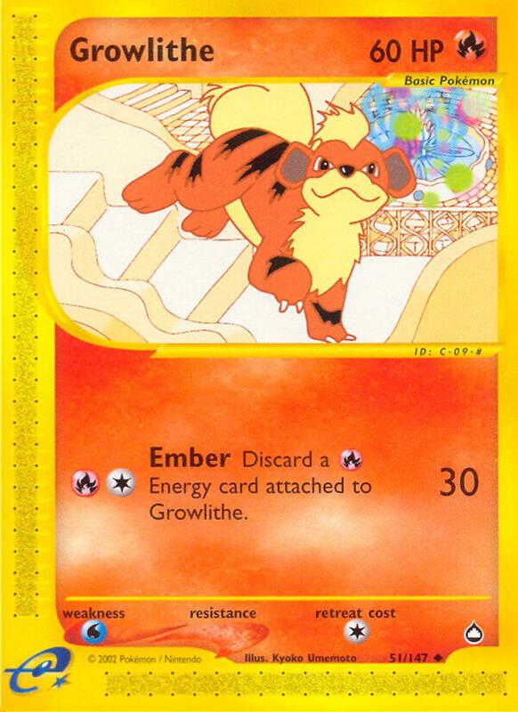 Growlithe 051/147 - Aquapolis