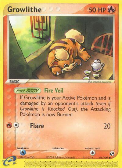 Growlithe 65/100 - HeartGold & SoulSilver