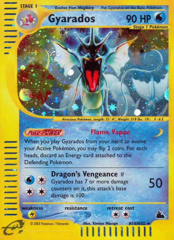 Karta Pokemon Gyarados (H10) - Skyridge H10/H32