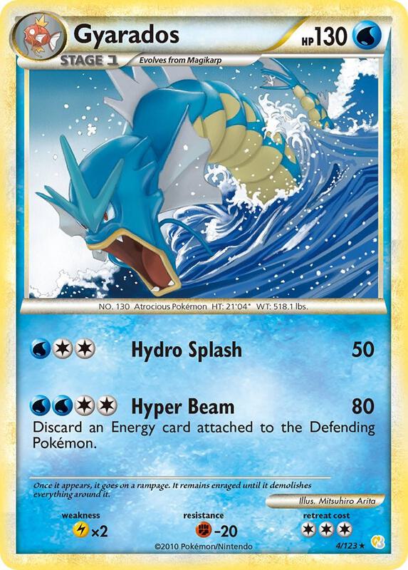 Gyarados 4/123 - HeartGold & SoulSilver