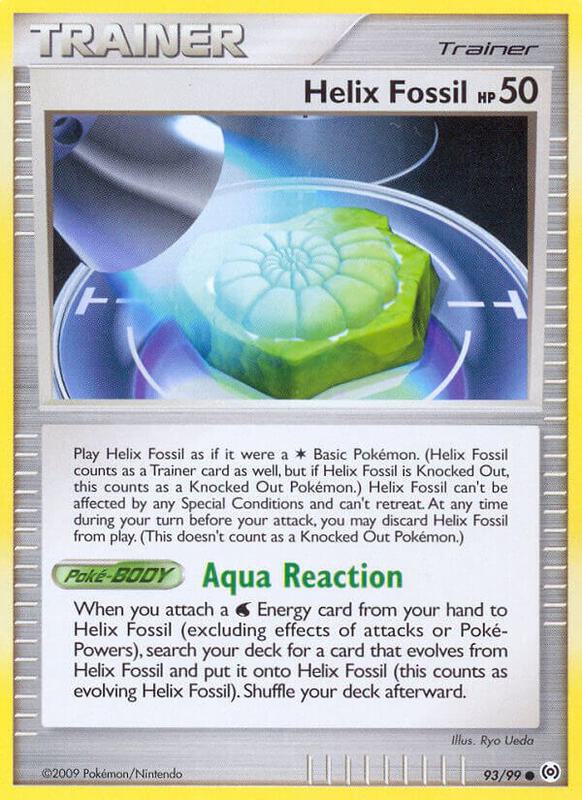 Helix Fossil 93/99 - Arceus