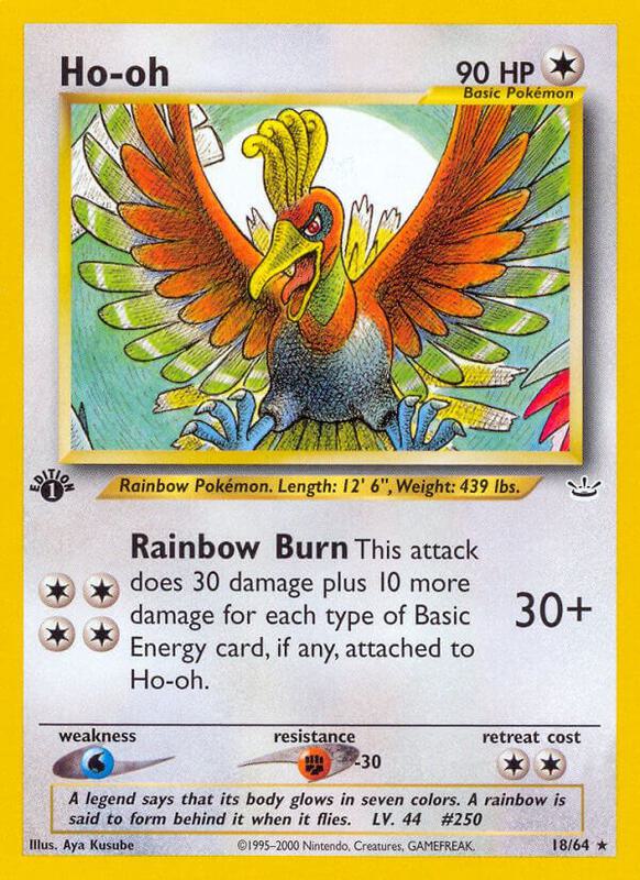 Ho-oh 18/64 - Neo Revelation