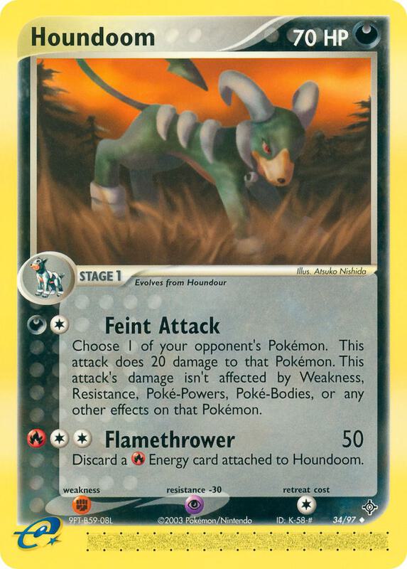 Team Magma's Houndoom 34/97 - Team Magma vs Team Aqua