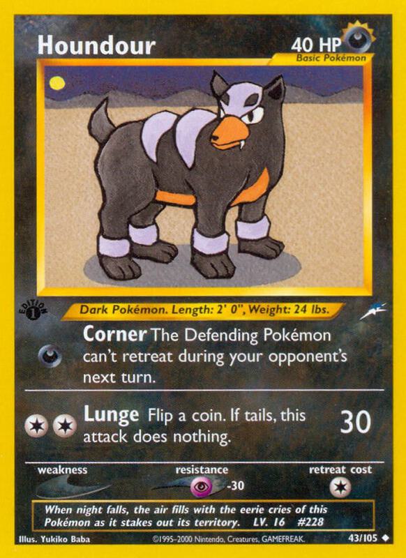 Houndour 043/105 - Neo Destiny