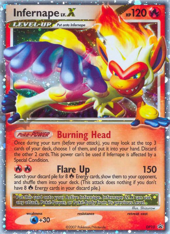 Karta Pokemon Infernape LV.X - DP10 - Diamond and Pearl Promos DP10