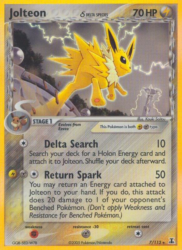Jolteon δ 7/113 - Delta Species