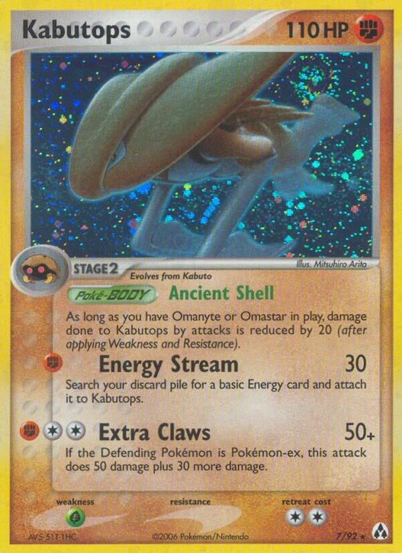 Kabutops 7/92 - Legend Maker