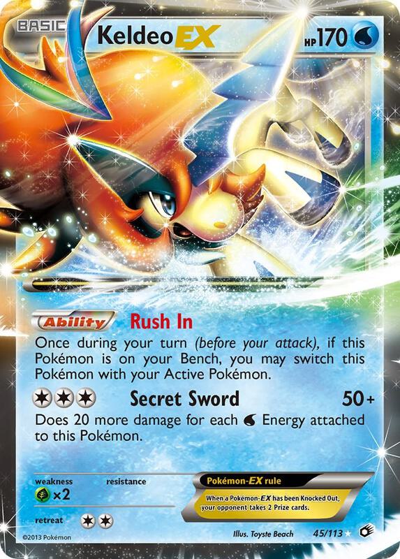 Keldeo-EX 45/113 - Legendary Treasures