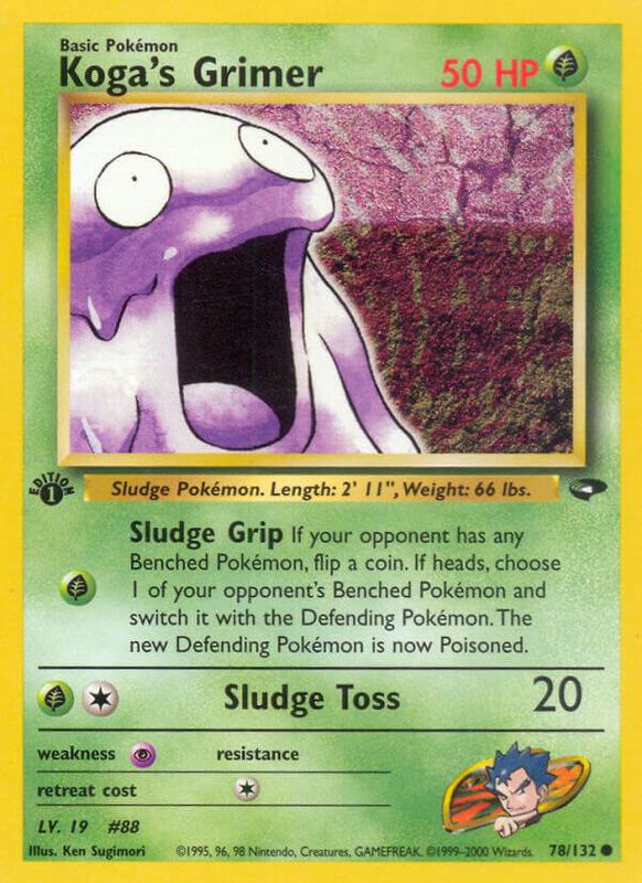 Koga's Grimer 078/132 - Gym Challenge