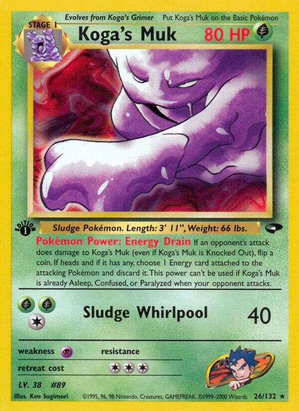 Koga's Muk 026/132 - Gym Challenge