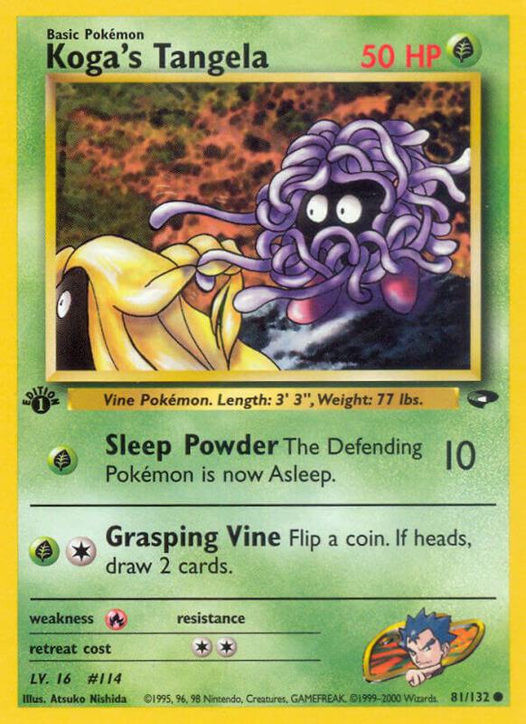 Koga's Tangela 081/132 - Gym Challenge