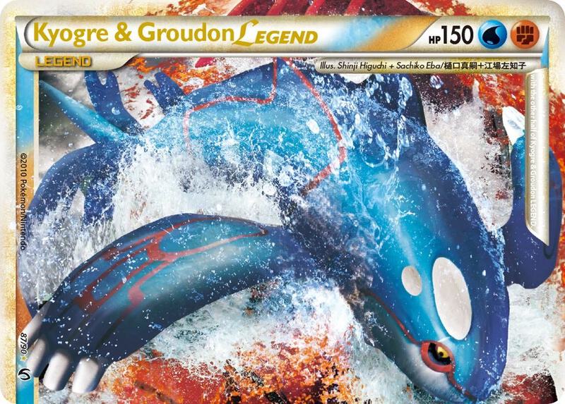 Kyogre & Groudon LEGEND 87/90 - HS—Undaunted