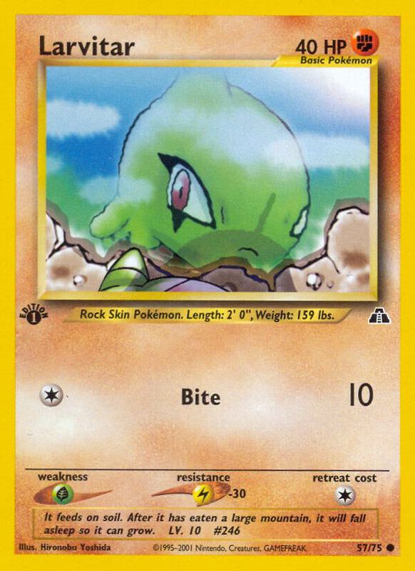 Larvitar 57/75 - Neo Discovery