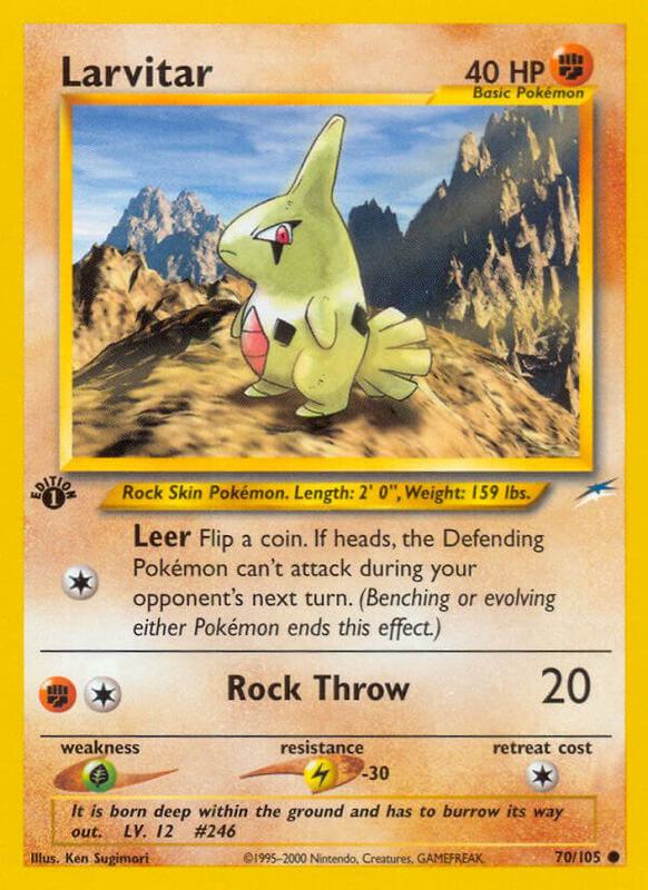 Larvitar 070/105 - Neo Destiny