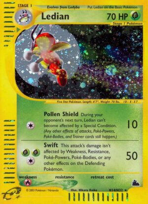 Karta Pokemon Ledian (H14) - Skyridge H14/H32