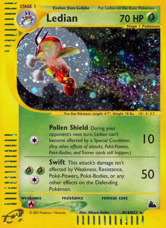 Karta Pokemon Ledian (H14) - Skyridge H14/H32