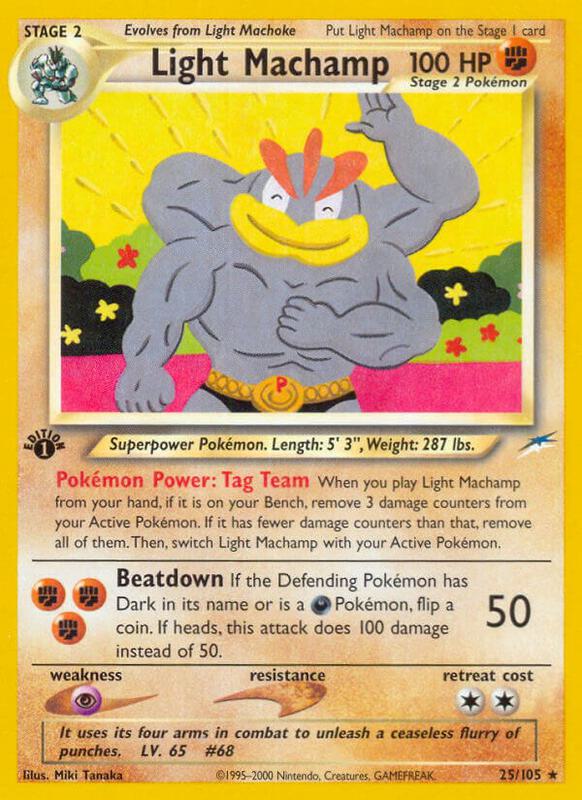 Light Machamp 025/105 - Neo Destiny