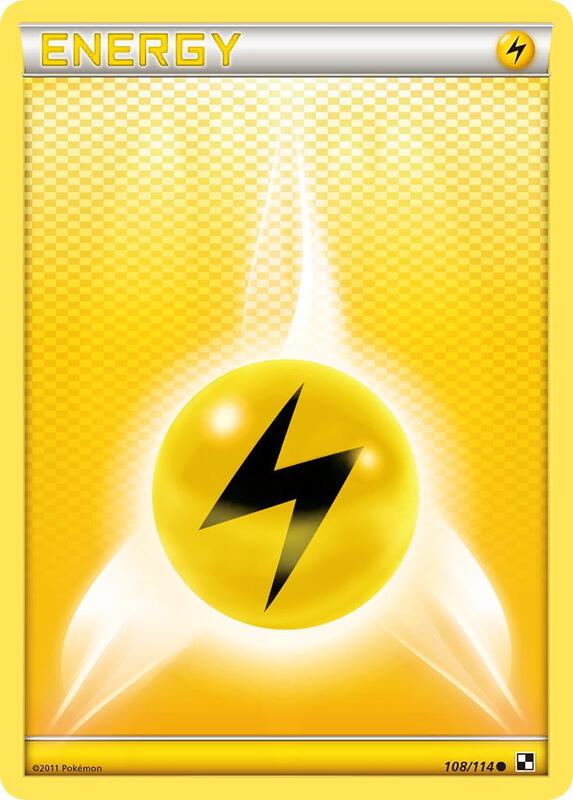Lightning Energy 108/114 - Black & White