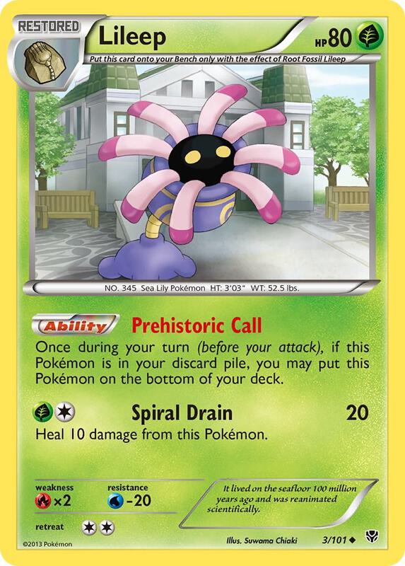 Lileep 3/101 - Plasma Blast