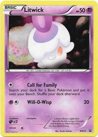 Karta Pokemon Litwick - BW27 - Black and White Promos BW27