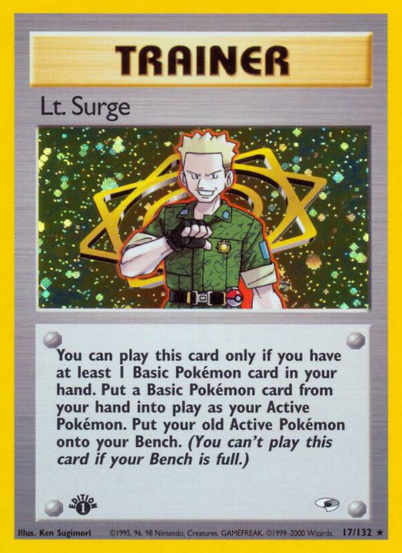 Lt. Surge 017/132 - Gym Heroes