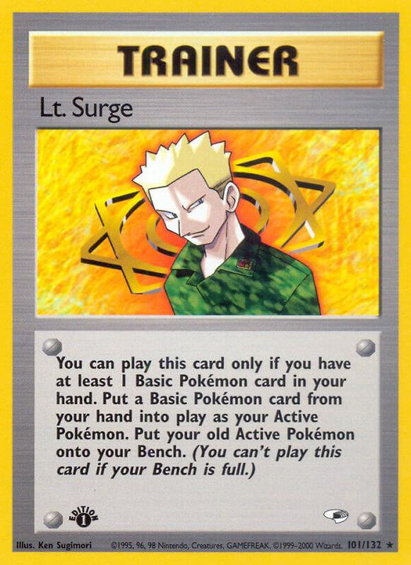 Lt. Surge 101/132 - Gym Heroes