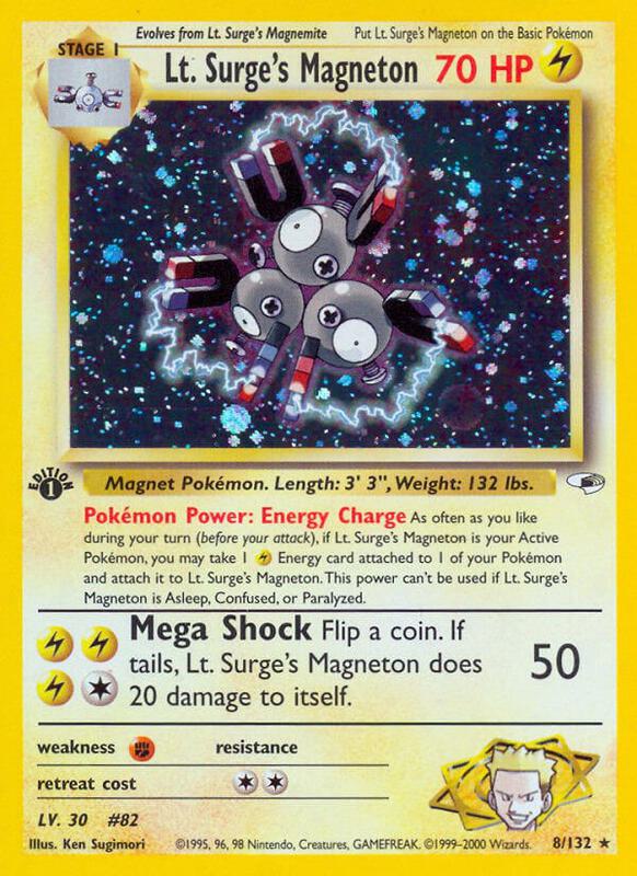 Lt. Surge's Magneton 008/132 - Gym Heroes