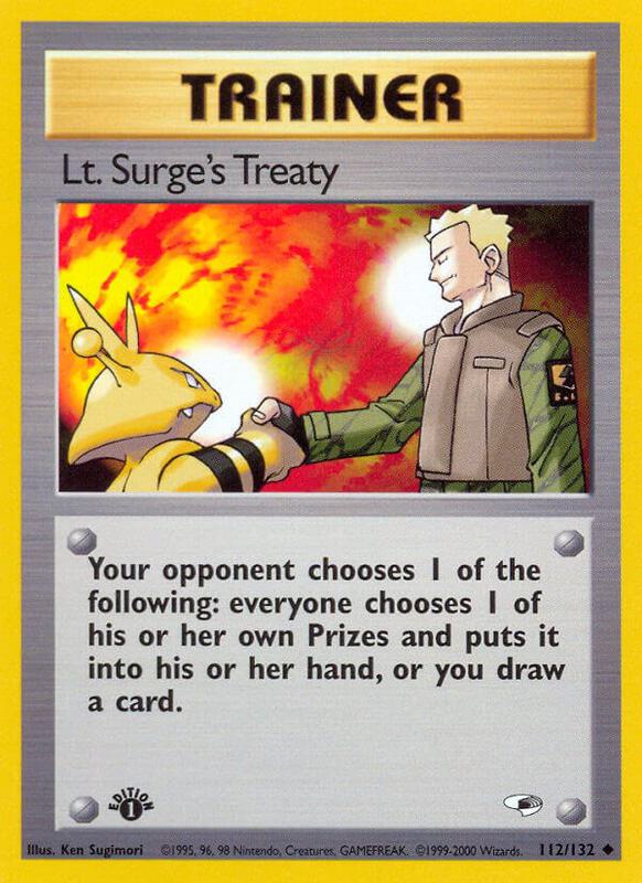 Lt. Surge's Treaty 112/132 - Gym Heroes