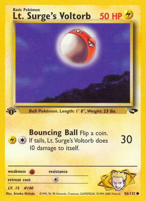 Lt. Surge's Voltorb 086/132 - Gym Challenge