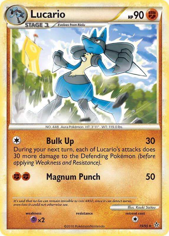 Lucario 19/95 - HS—Unleashed