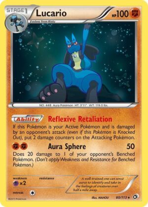 Lucario 80/113 - Legendary Treasures