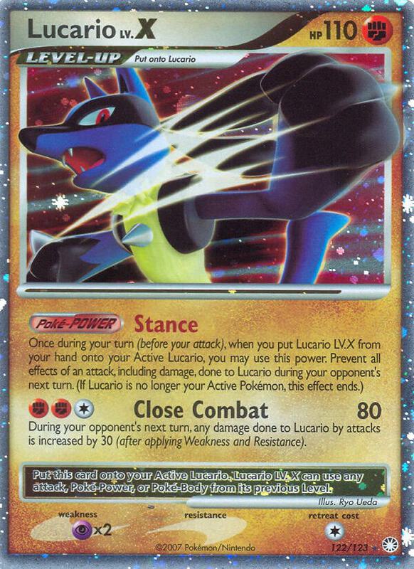 Lucario LV.X 122/123 - Mysterious Treasures