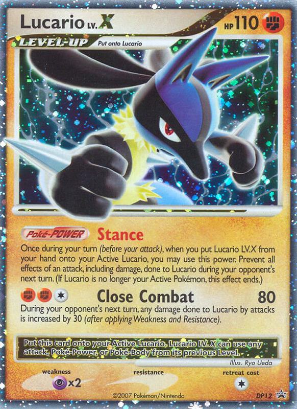 Karta Pokemon Lucario LV.X - DP12 - Diamond and Pearl Promos DP12