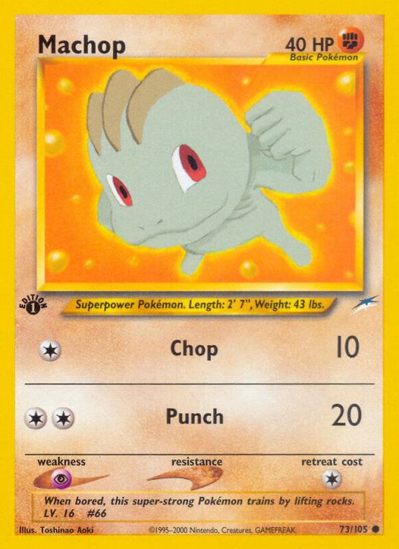 Machop 073/105 - Neo Destiny