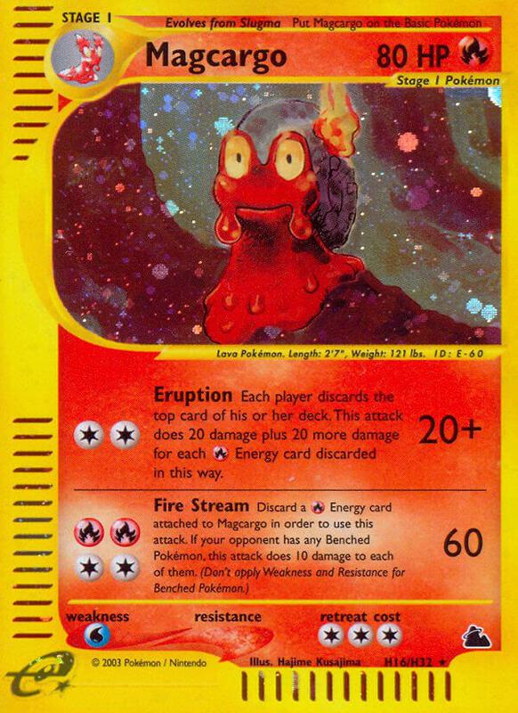 Karta Pokemon Magcargo (H16) - Skyridge H16/H32