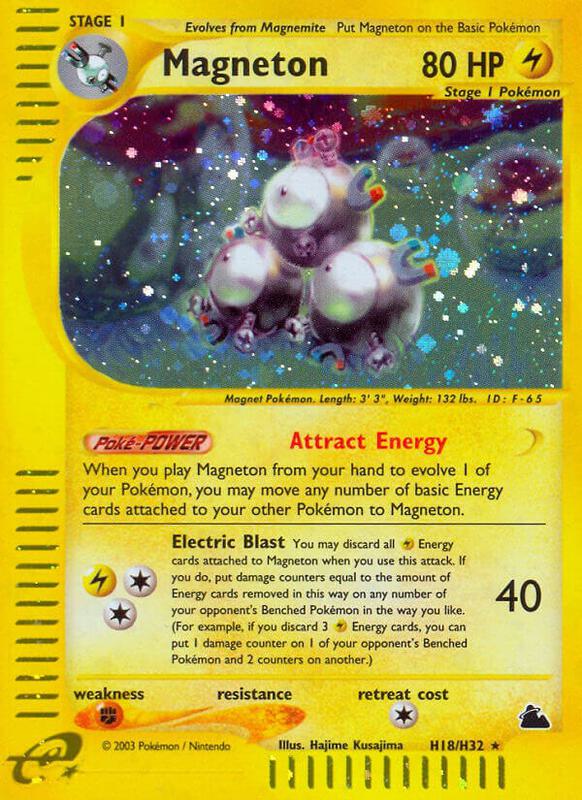 Karta Pokemon Magneton (H18) - Skyridge H18/H32