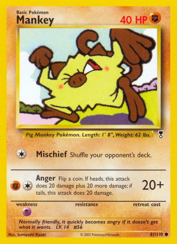 Mankey 081/110 - Legendary Collection