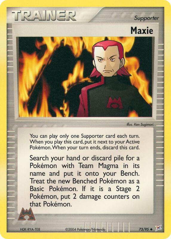 Maxie 73/95 - Team Magma vs Team Aqua