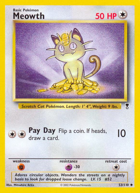 Meowth 053/110 - Legendary Collection