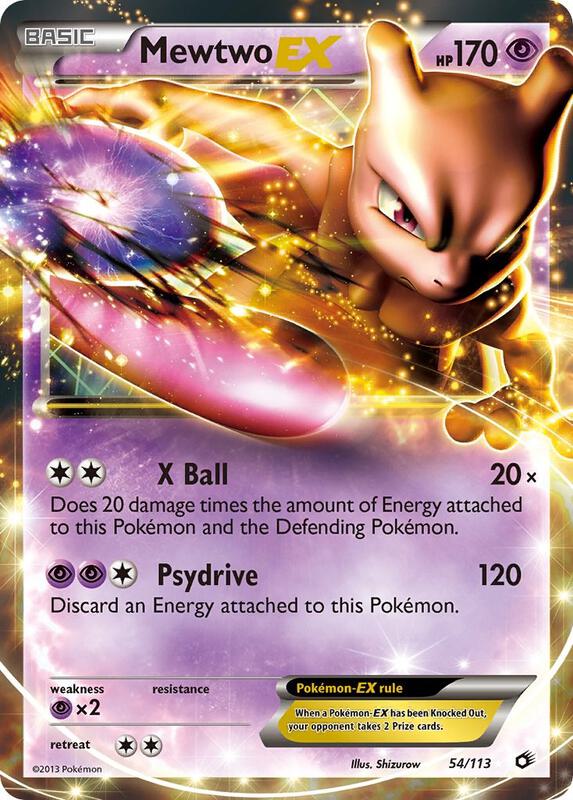 Mewtwo-EX 54/113 - Legendary Treasures