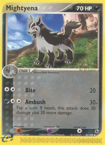 Mightyena 42/109 - Ruby & Sapphire