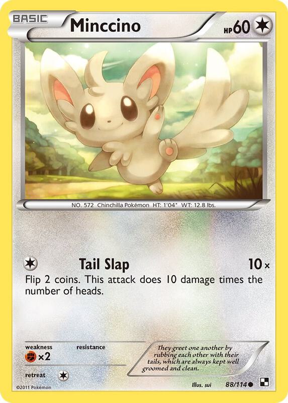 Minccino 88/114 - Black & White