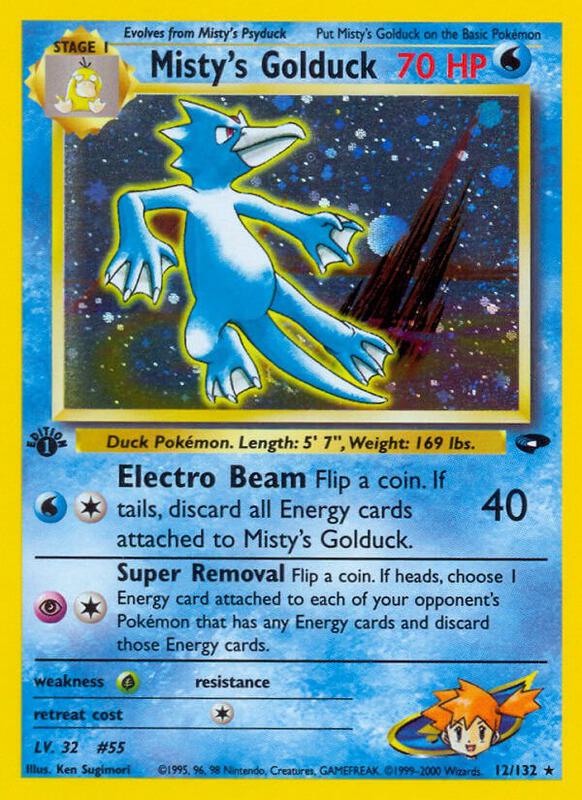 Misty's Golduck 012/132 - Gym Challenge
