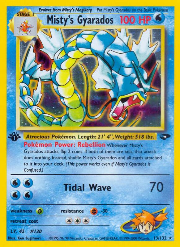 Misty's Gyarados 013/132 - Gym Challenge