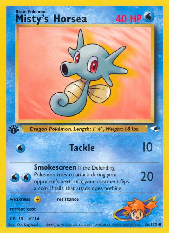 Misty's Horsea 086/132 - Gym Heroes