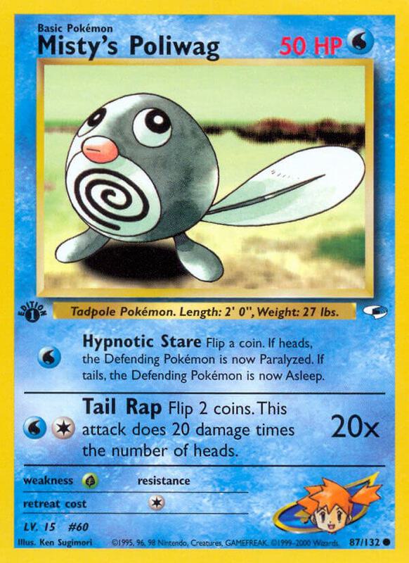 Misty's Poliwag 087/132 - Gym Heroes