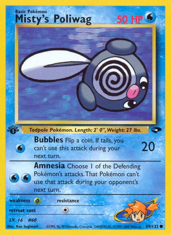 Misty's Poliwag 089/132 - Gym Challenge